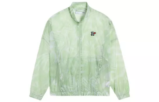 Куртка женская из коллекции Sports Life Aquaporcelain Green Full Print Lining