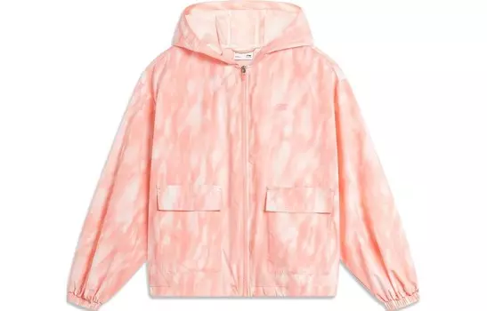 Куртка женская из коллекции Sports Life Camellia Pink с полным принтом Lining