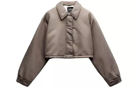 Куртка женская коричневая Zara