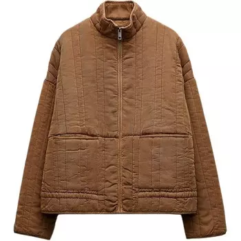 Куртка женская коричневая Zara