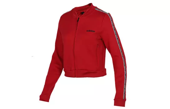 Куртка женская красная Adidas, красный