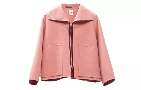 Куртка женская кварцевая розовая Hermes