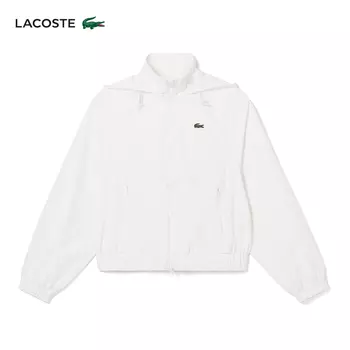 Куртка женская Lacoste с капюшоном, белый