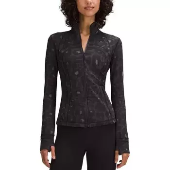 Куртка женская леопардовая черный Lululemon