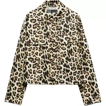 Куртка женская леопардовая Zara