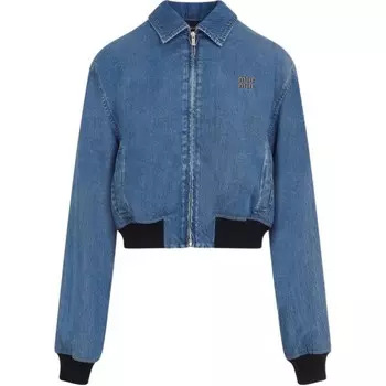 Куртка женская Miu Miu джинсовая, черный / синий