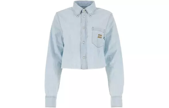 Куртка женская Miu Miu джинсовая, светло-голубой