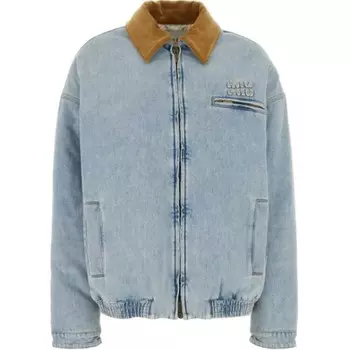 Куртка женская Miu Miu с воротником, синий