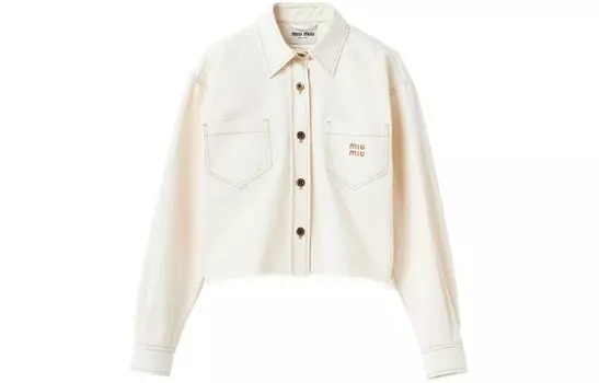 Куртка женская Miu Miu, светло-бежевый