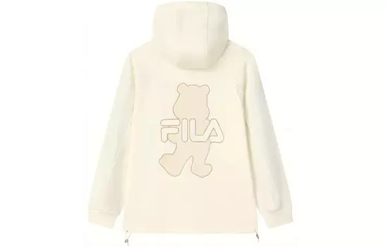 Куртка женская молочно-соленая белая Fila