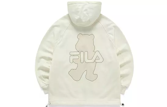 Куртка женская молочно-соленая белая Fila
