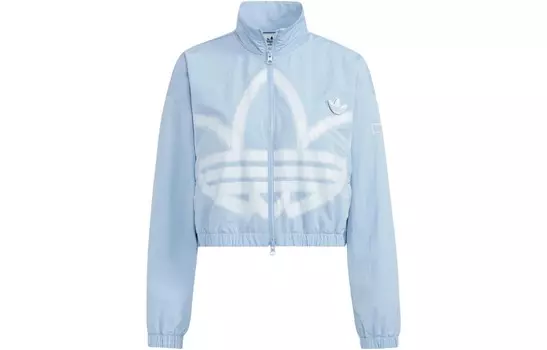 Куртка женская небесно-голубая Adidas Originals