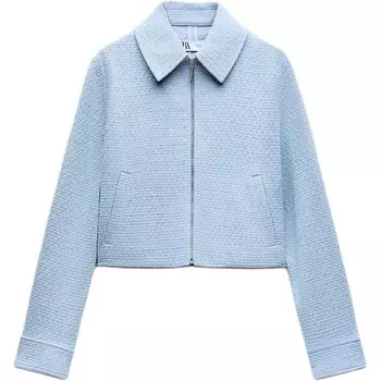 Куртка женская небесно-голубая Zara