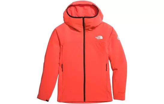 Куртка женская оранжево-красная The North Face
