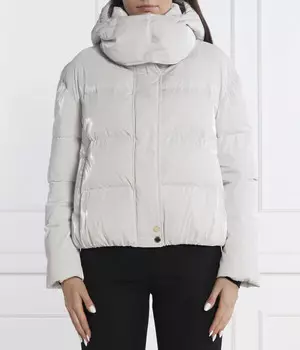 Куртка женская Patrizia Pepe короткая с высоким воротником, серый