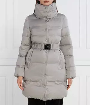 Куртка женская Patrizia Pepe с поясом и воротником-стойкой, серый