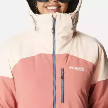 Куртка женская персикового цвета Columbia, цвет Peach blossom color