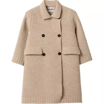 Куртка женская песочно-бежевая Miu Miu