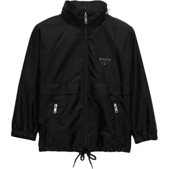 Куртка женская Prada с карманами на молнии, черный