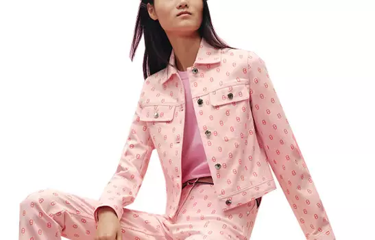 Куртка женская розовая Hermes