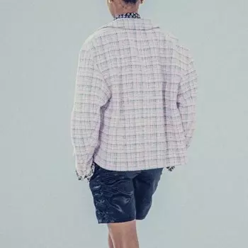 Куртка женская розово-зеленая Chanel