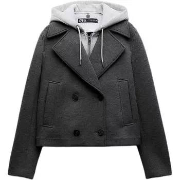 Куртка женская серая Zara