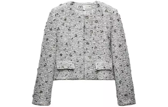 Куртка женская серебристая Zara