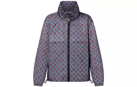 Куртка женская серо-синяя Louis Vuitton