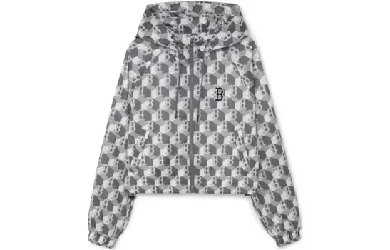 Куртка женская серый Mlb