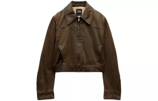 Куртка женская сигарного цвета Zara