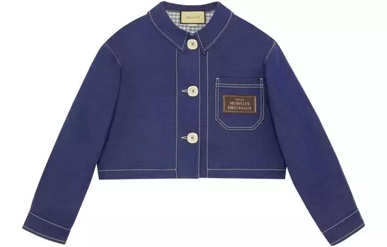 Куртка женская синяя Gucci