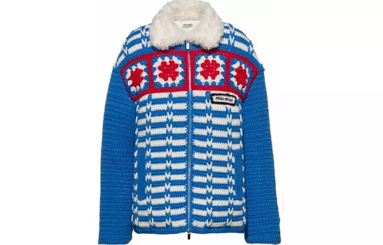 Куртка женская синяя Miu Miu