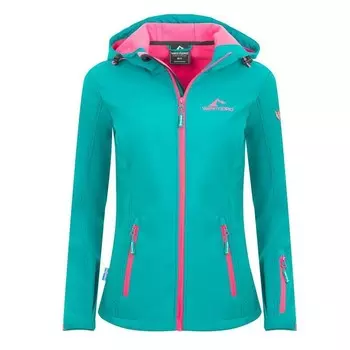 Куртка женская софтшелл Eldfjall изумрудно-зеленая WESTFJORD, цвет gruen
