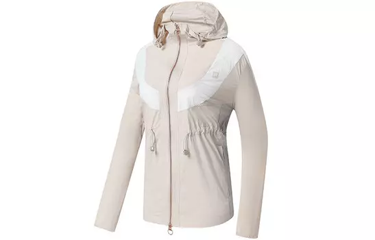Куртка женская среднего размера абрикосового цвета Fila, цвет Medium Apricot