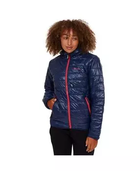 Куртка женская стеганая темно-синяя с красной молнией kara Bench, синий