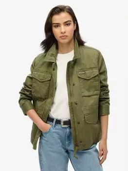 Куртка женская Superdry m65 с накладными карманами, оливковый