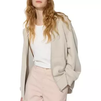 Куртка женская светло-бежевая Uniqlo