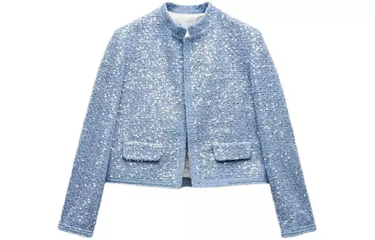 Куртка женская светло-голубая Zara