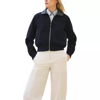 Куртка женская темно-синяя Hermes