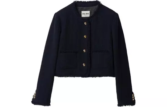 Куртка женская темно-синяя Miu Miu