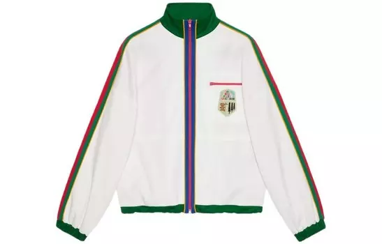 Куртка женская The North Face x Gucci, белый / красный / зеленый