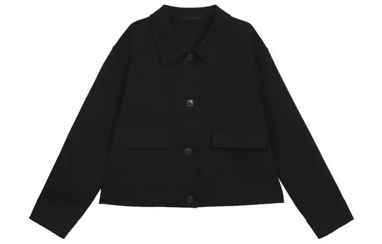 Куртка свободного покроя из джерси Uniqlo, 09 черный