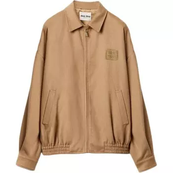 Куртка женская верблюжья Miu Miu, коричневый