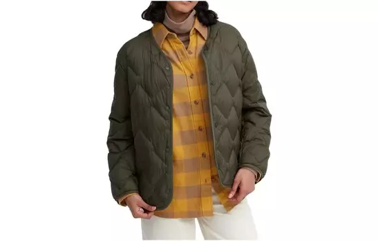 Куртка женская винтажная зеленая Uniqlo