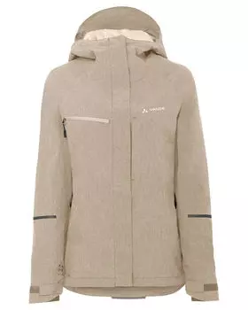 Куртка женская yaras теплая дождевик Vaude, бежевый