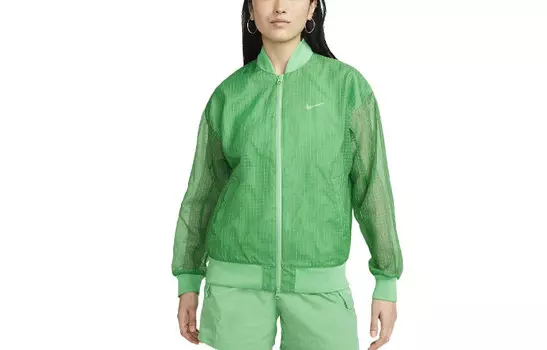Куртка женская зеленая Nike