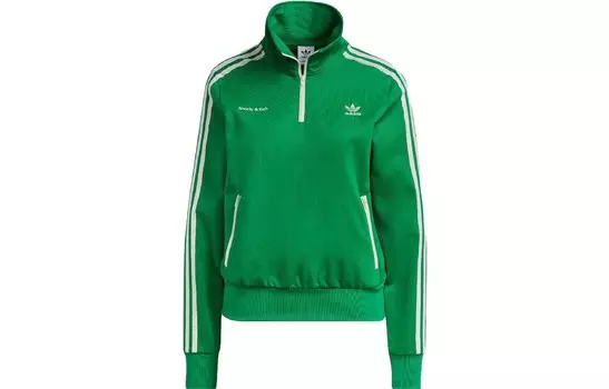 Куртка женская зеленая от SPORTY & RICH Collaboration Adidas Originals