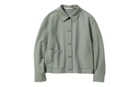 Куртка женская зеленая Uniqlo