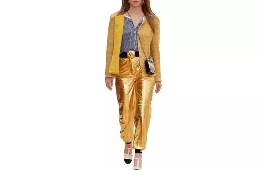 Куртка женская желтая Chanel