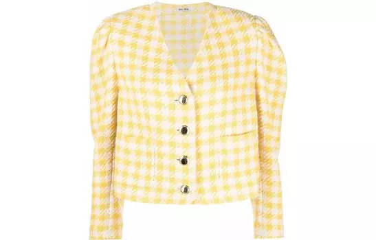 Куртка женская желтая Miu Miu